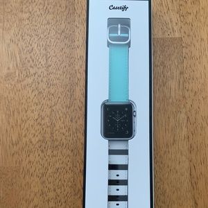 Casetify Apple Watch band, 38/40mm in Matte Silver